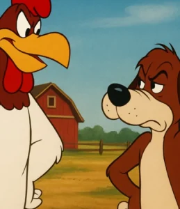 Eufrazino Looney Tunes 1945 Warner Bros galo Barnyard Dawg