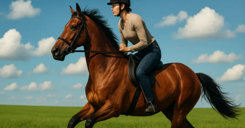 Sonhar andando de cavalo: impulso de liberdade, domínio e coragem