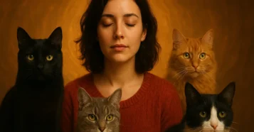 Sonhar com 4 gatos: intuição, mistério e energia em volta de você