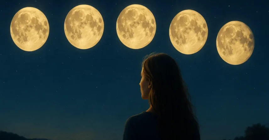 Sonhar com 4 luas: ciclos especiais, sinais espirituais e percepção