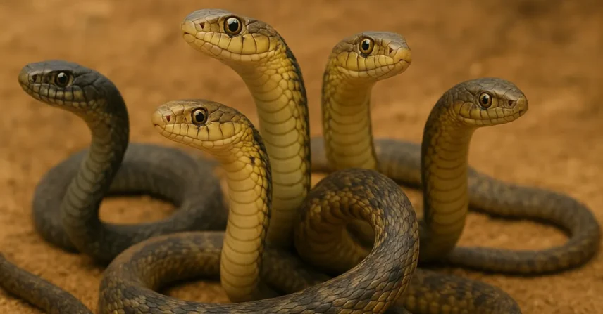 Sonhar com 5 cobras: atenção a rivalidades, invejas e ciúmes