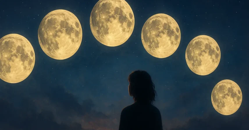 Sonhar com 5 luas no céu: revelações, mistérios e sensibilidade