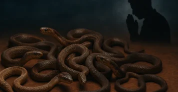 Sonhar com 8 cobras: ambiente pesado, inveja e necessidade de oração