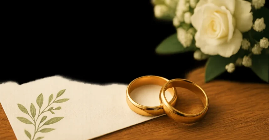 Sonhar indo em um casamento: alianças, convites e novos começos