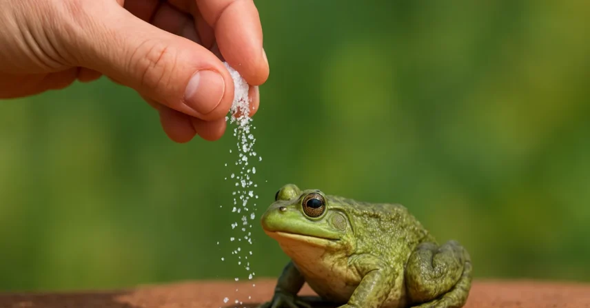 Sonhar jogando sal no sapo: proteção, afastamento de energias ruins