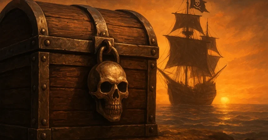 Baú da Morte: Desvende o mistério de Depp na aventura pirata épica!