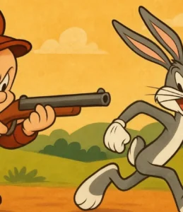 Elmer Fudd: O Caçador Que Nunca Pega o Pernalonga da Warner Bros!