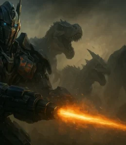 Transformers 4: Wahlberg, Dinobots e o Vilão Lockdown em Ação!