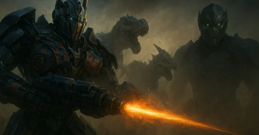 Transformers 4: Wahlberg, Dinobots e o Vilão Lockdown em Ação!