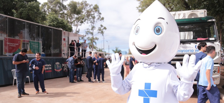 Dia D de vacinação Brasil-Paraguai em Ponta Porã