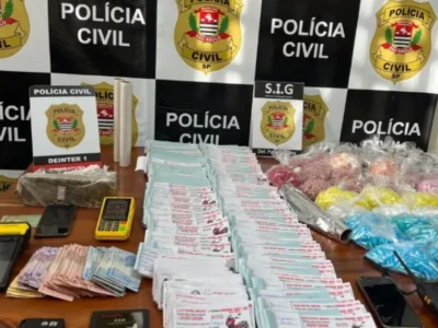 Polícia Civil prende três suspeitos em operação contra tráfico e rifas em Ubatuba